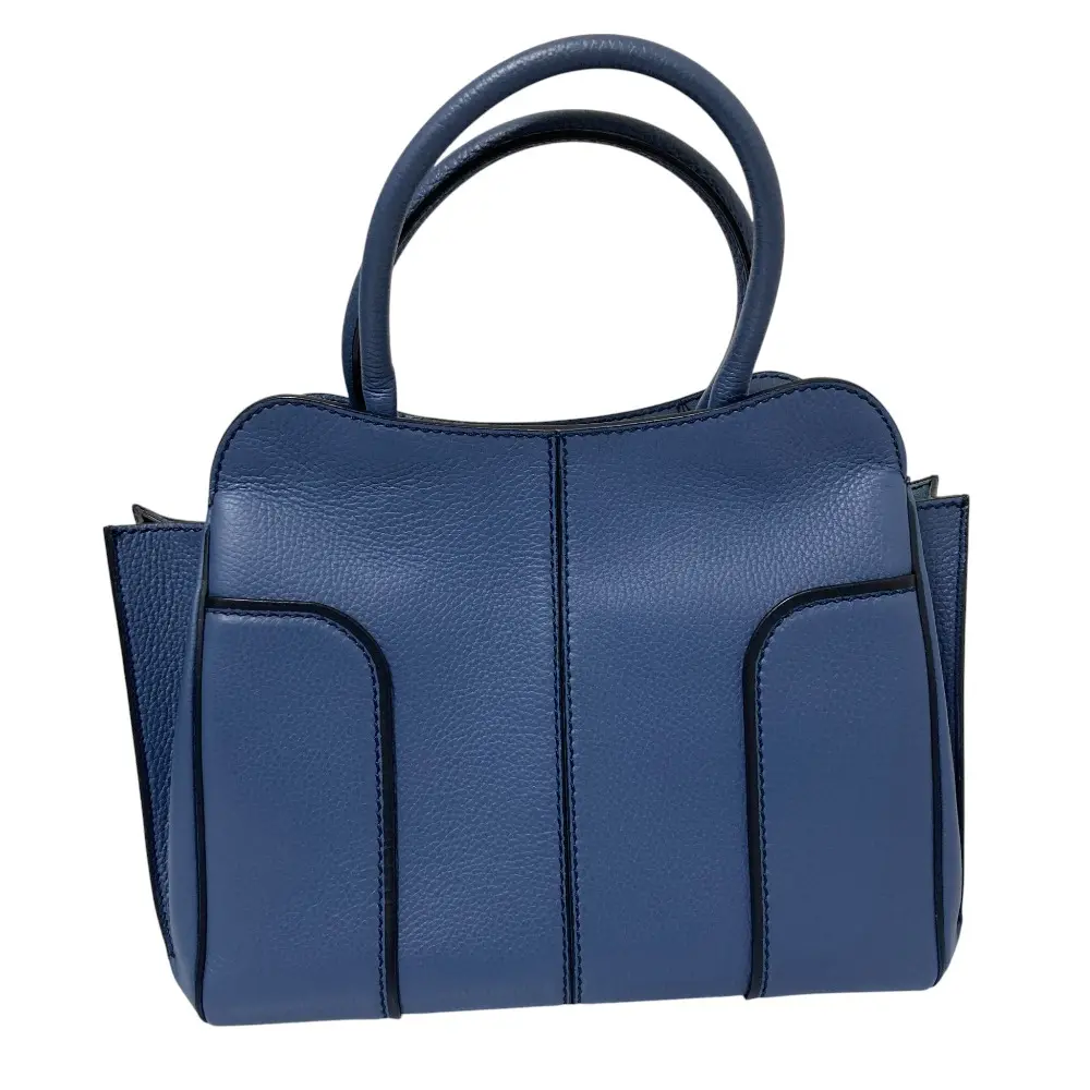TOD'S トッズ セラ レザー 2way ハンドバッグ ショルダーバッグ ブルー