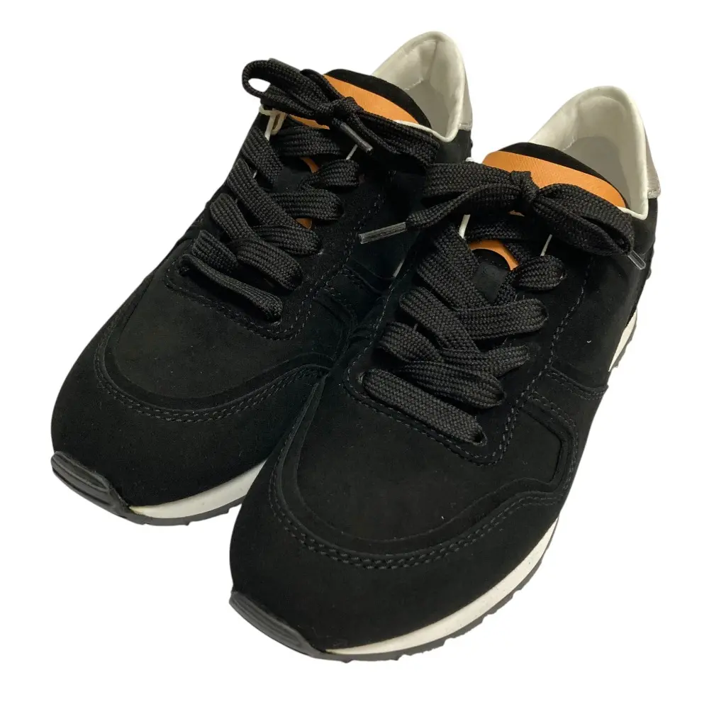 TODS トッズ Sportivo Yo Allacciata レザースニーカー サイズ38 約25cm ブラック