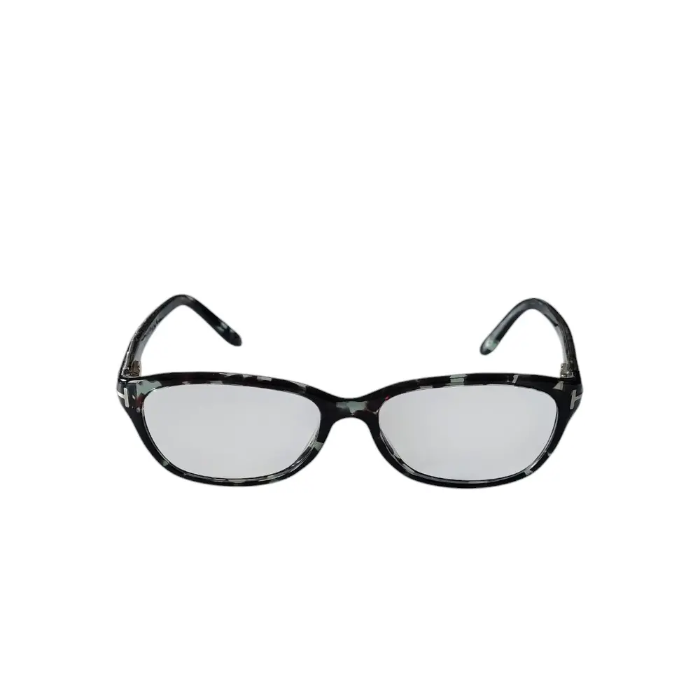 TOM FORD トムフォード マーブル柄 メガネ 眼鏡 アイウェア TF5142 52□15-135 ダークブラウン×クリアブラック