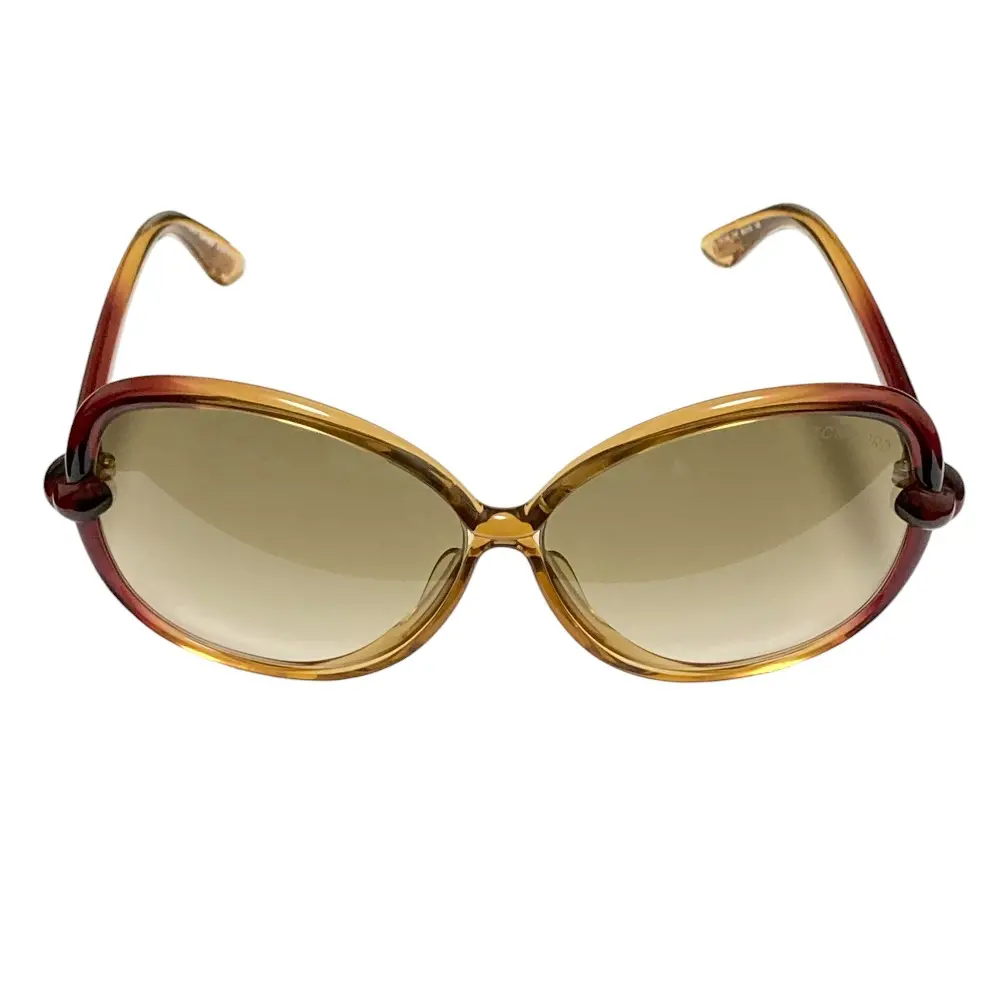 TOM FORD トムフォード Ingrid イングリッド セルフレーム グラデーション サングラス 眼鏡 アイウェア TF163 71F ブラウン