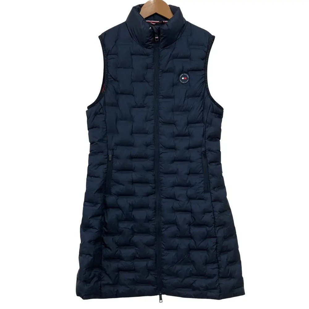 TOMMY HILFIGER トミーヒルフィガー パファーベスト ロングコート Sサイズ ネイビー
