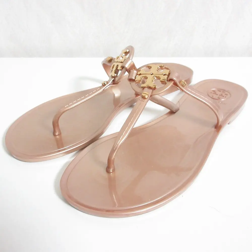 TORY BURCH トリーバーチ MINI MILLER ミニミラー ビーチサンダル トングサンダル 7 24cm相当 ピンクゴールド