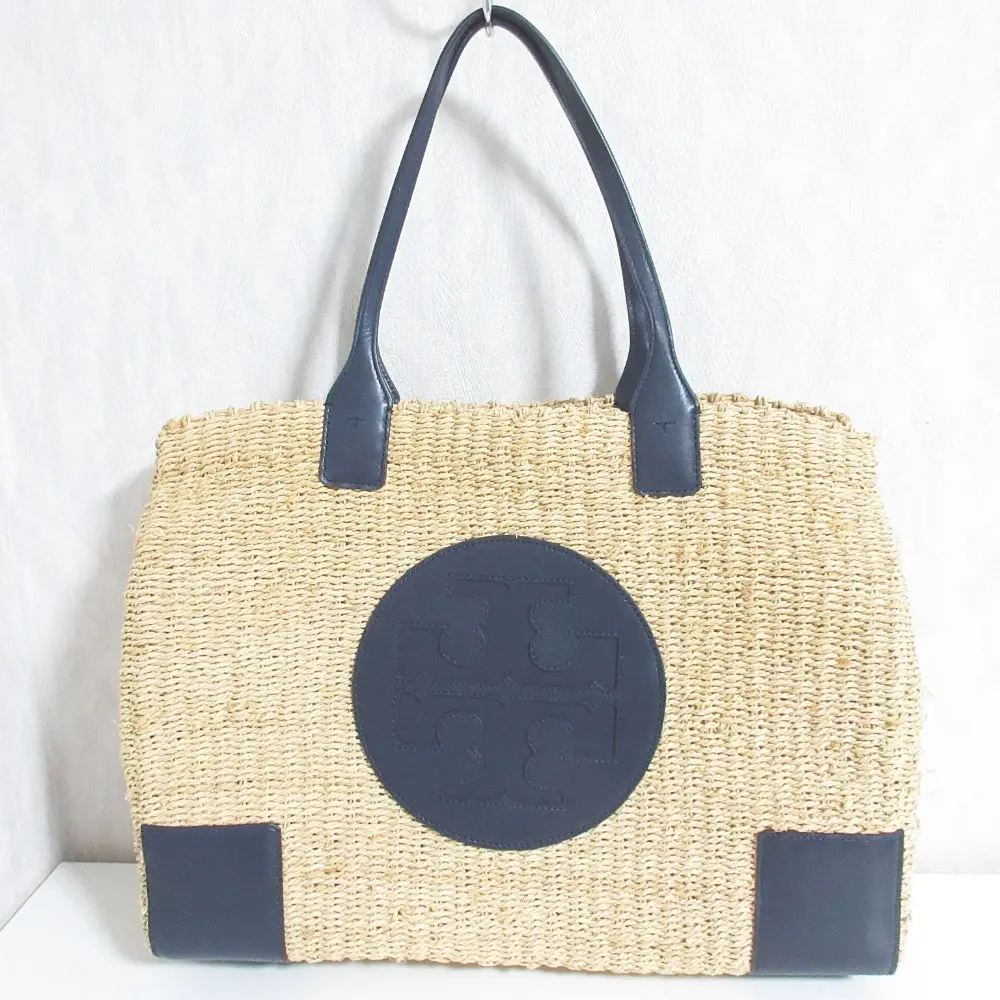 TORY BURCH トリーバーチ ELLA エラ かごバッグ トートバッグ ナチュラル