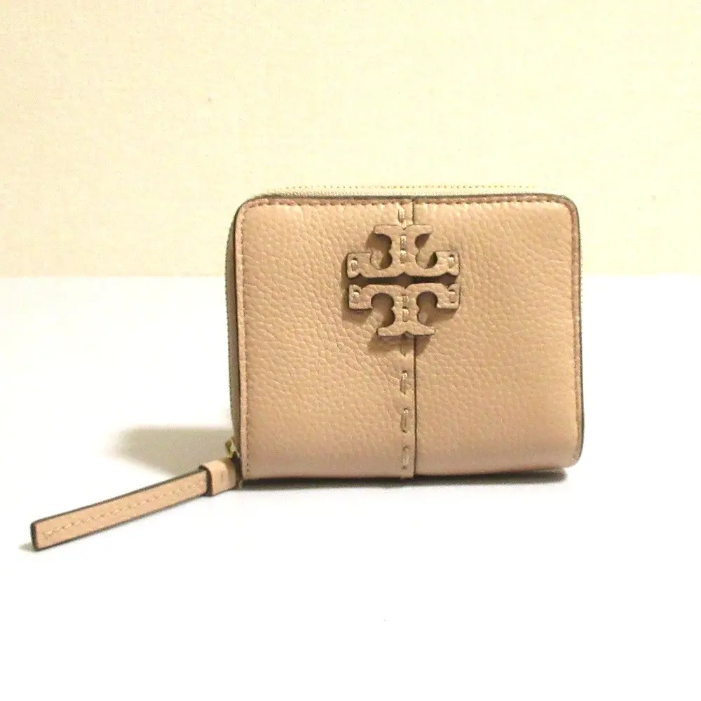 極美品✨TORY BURCH トリーバーチ　ロビンソン　長財布　グレージュ系 TORY BURCH トリーバーチ ROBINSON ZIP SLIM WALLET ロビンソン レザー