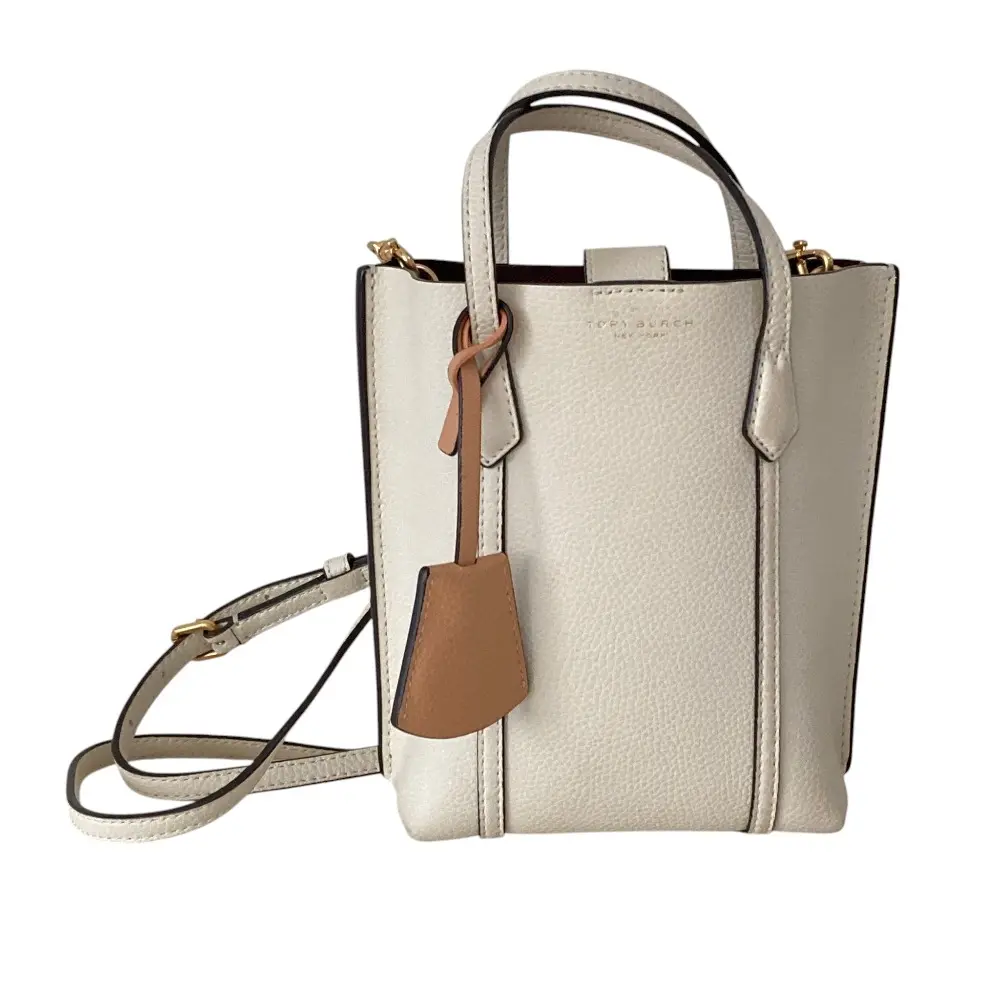 TORY BURCH トリーバーチ 2WAY レザー ペリー ミニ トート バッグ ホワイトの買取実績【2026年3月買取】