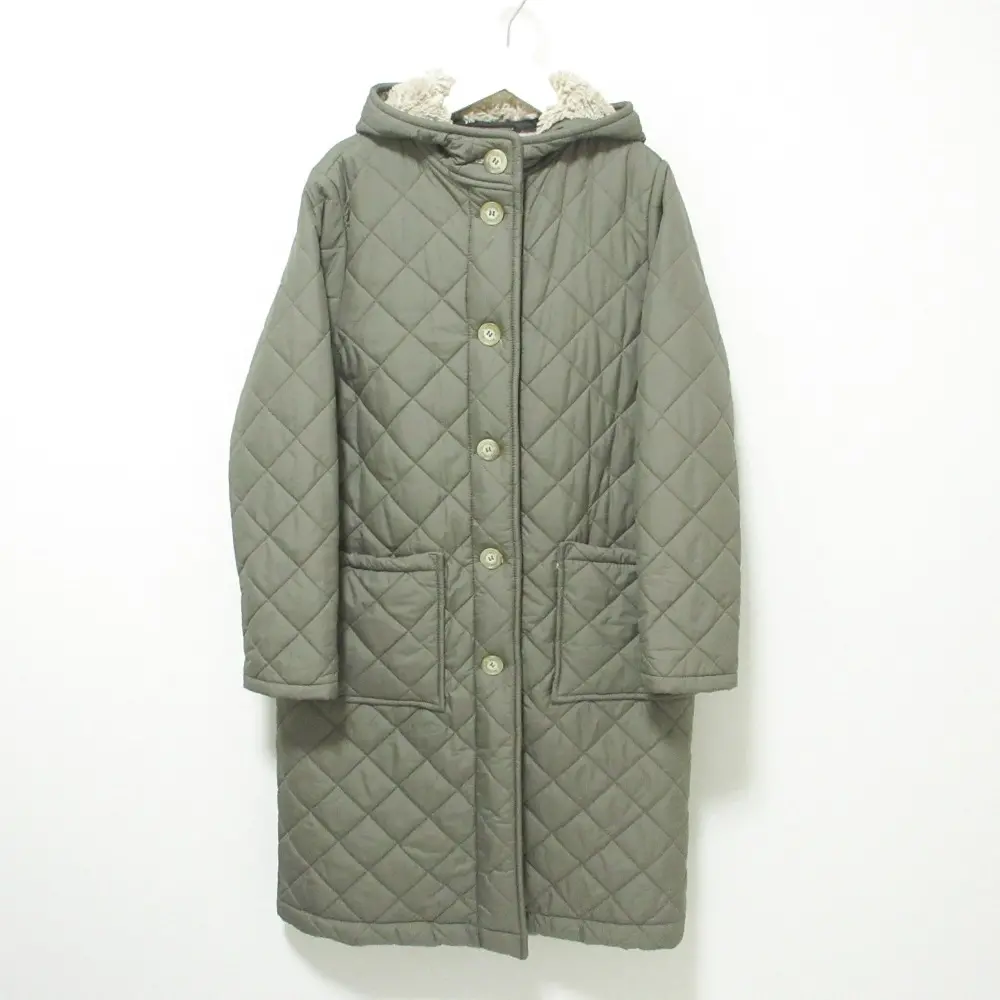 TraditionalWeatherwear トラディショナルウェザーウェア GRANGE LONG キルティングコート 36 カーキ