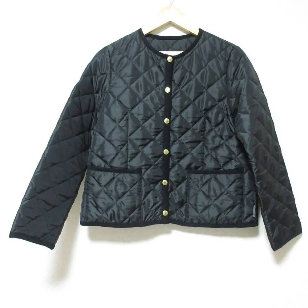Traditional Weatherwear トラディショナルウェザーウェア ARKLEY アークリー ノーカラー キルティング ジャケット 36 ブラック