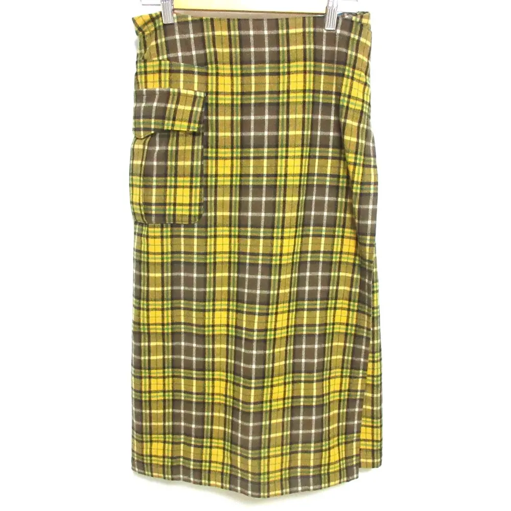 【トリココムデギャルソン】AD2002 スカート　モヘヤ混 カットオフ　緑 トリココムデギャルソン】AD2002 スカートモヘヤ混 カットオフ緑