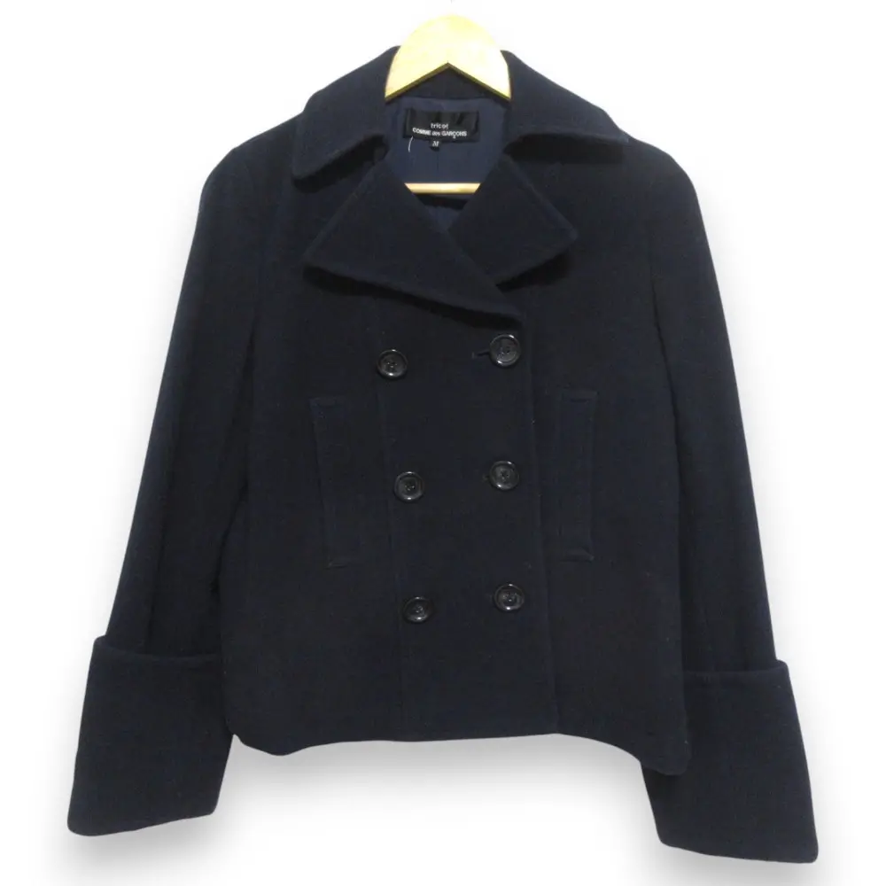 toricot COMME des GARCONS ピーコート tricot COMME des GARCONS トリココムデギャルソン 07AW メルトン