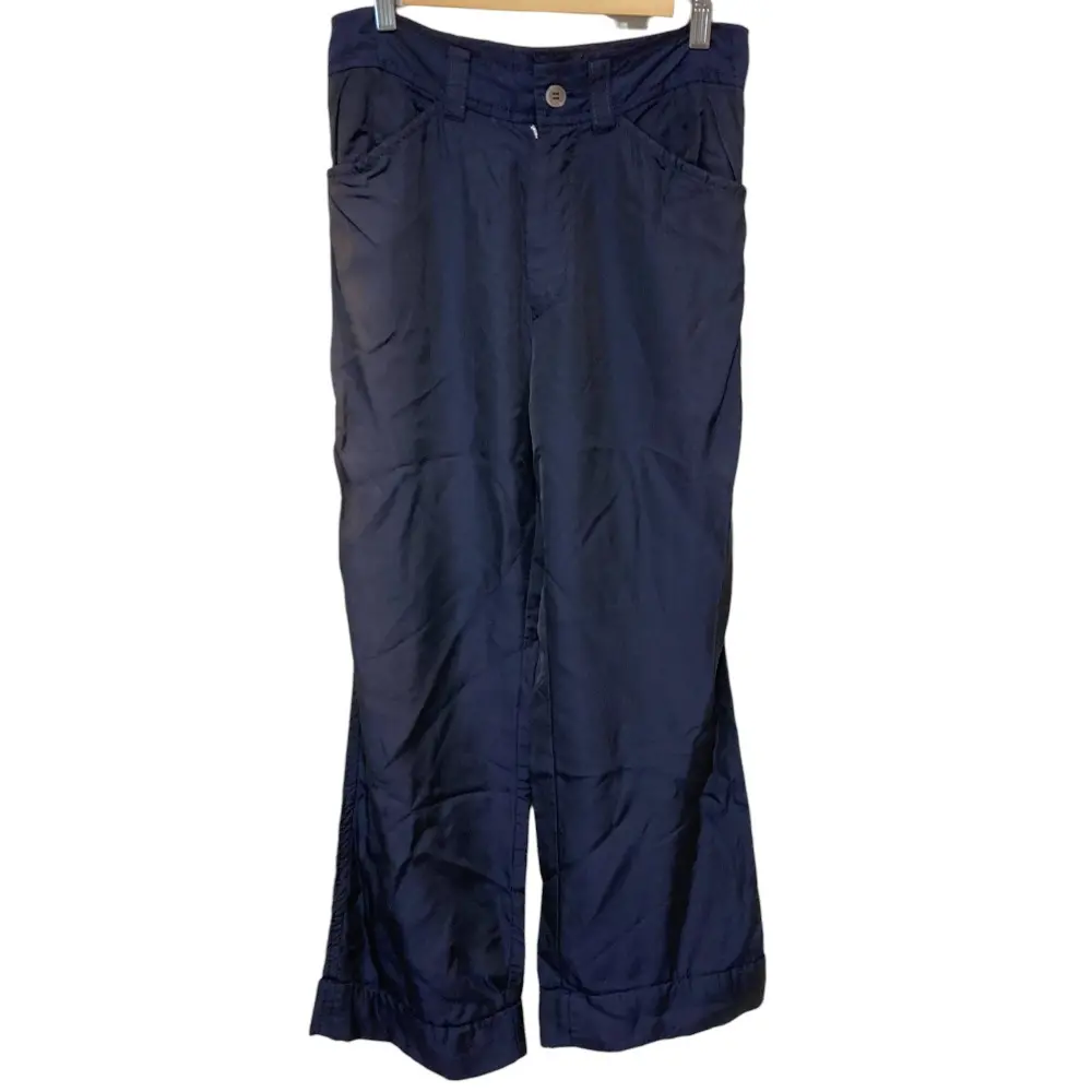 tricot COMME des GARCONS トリココムデギャルソン キュプラ ハイウエスト パンツ AD2005 S ネイビー