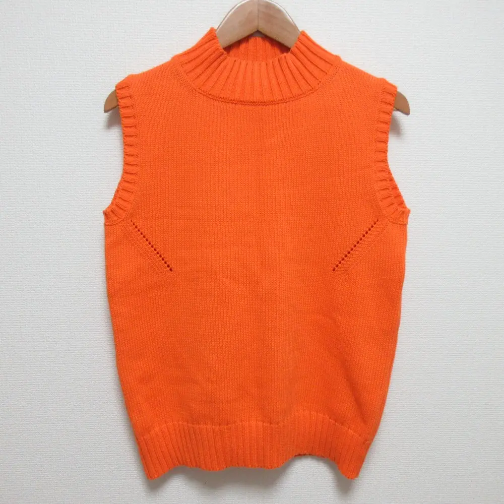 AD2001 tricot COMME des GARCONS トリココムデギャルソン コットンニットベスト オレンジ