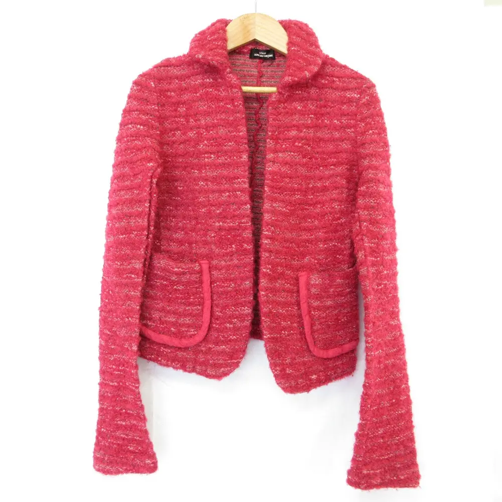 tricot COMME des GARCONS トリココムデギャルソン プードルニットジャケット ピンク