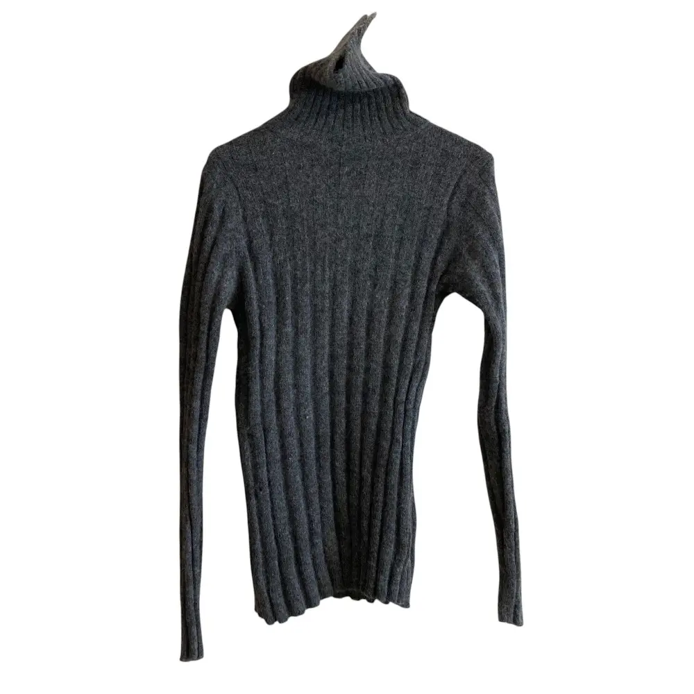 tricot COMME des GARCONS トリココムデギャルソン 00s タートルネック ワイドリブニット プルオーバー セーター グレー