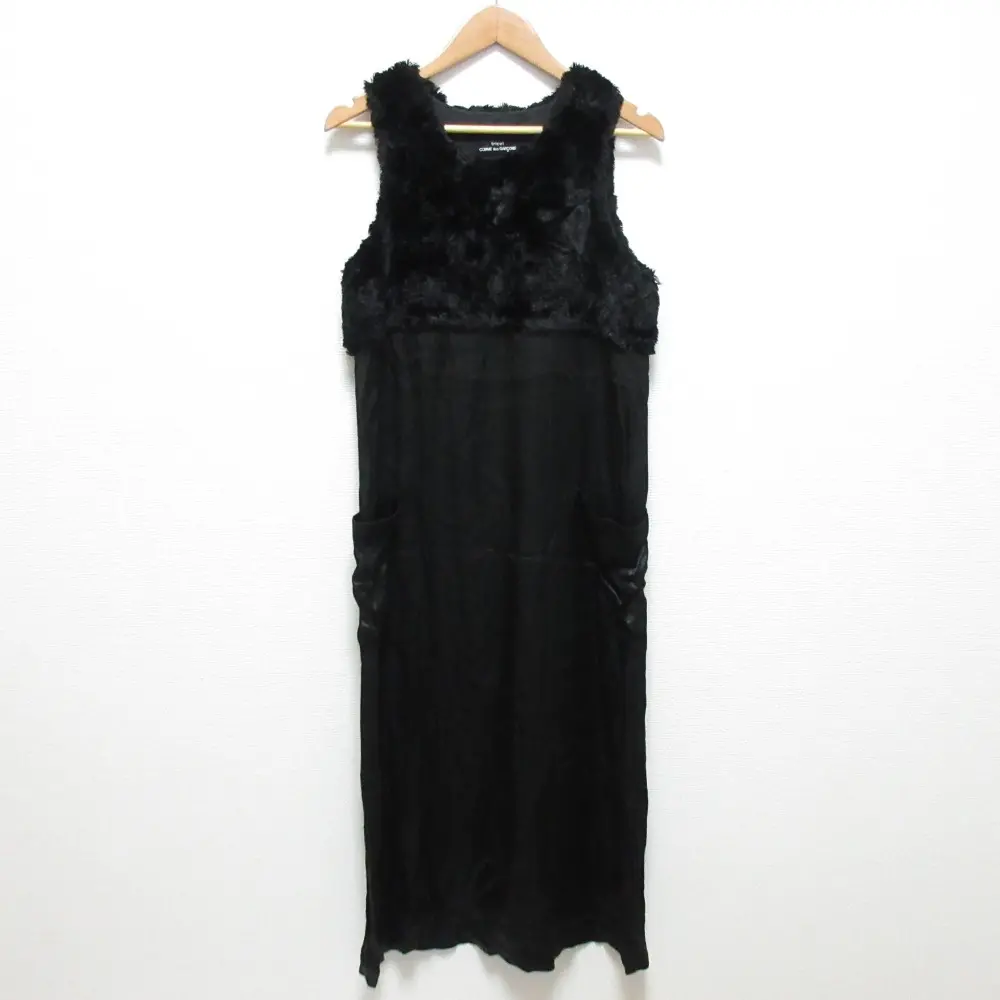 tricot comme des garcons トリココムデギャルソン ボア サテンドッキングワンピース TA-080050 ブラックの買取実績【2025年9月買取】
