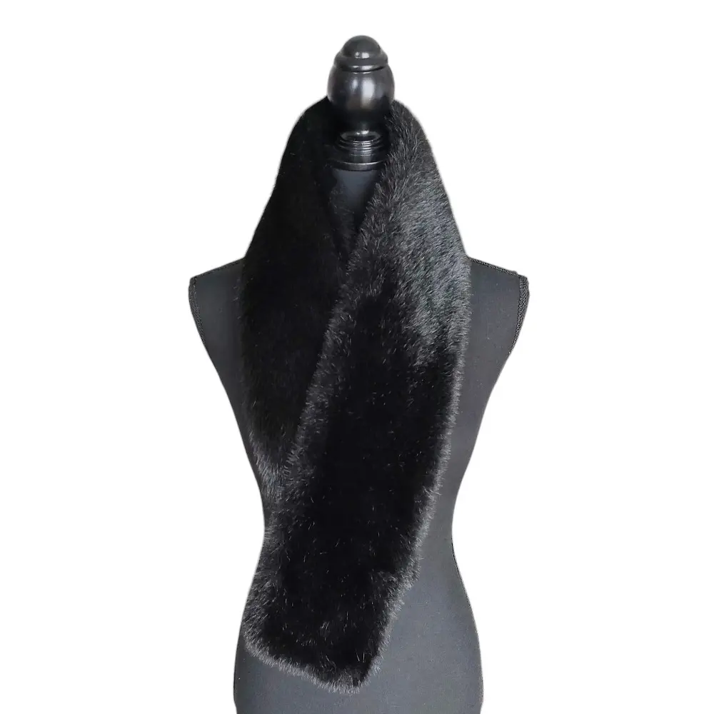tricot COMME des GARCONS トリココムデギャルソン 90s ヴィンテージ フェイクファー ティペット マフラー TK-074020 ブラック