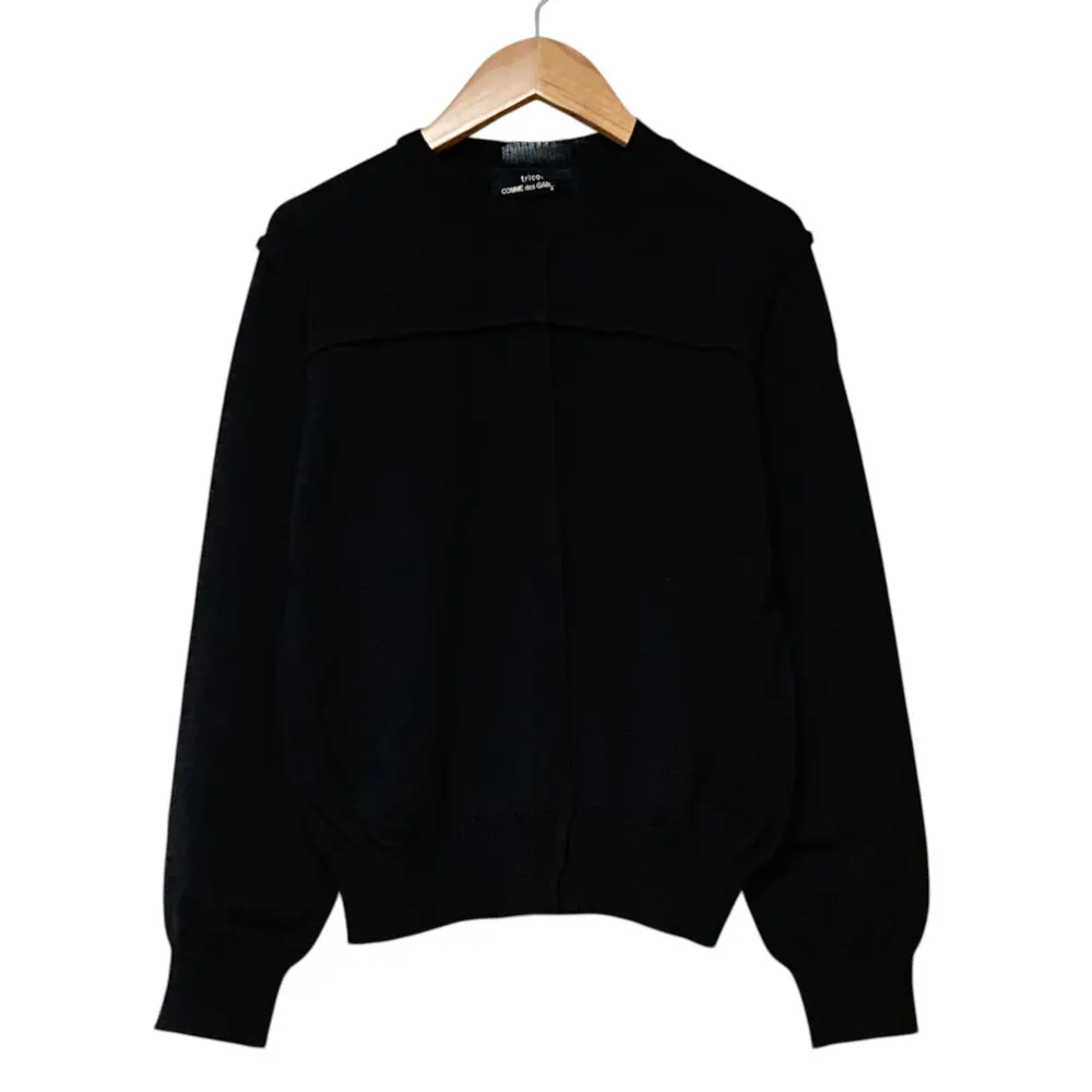 tricot COMME des GARCONS トリココムデギャルソン 90s ヴィンテージ クルーネック ニット プルオーバー セーター ブラック