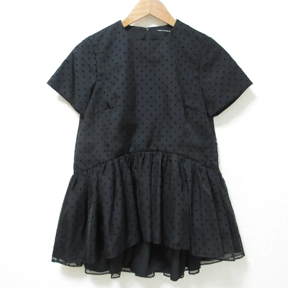 TSURU By MARIKO OIKAWA ツルバイマリコオイカワ satine ドット柄