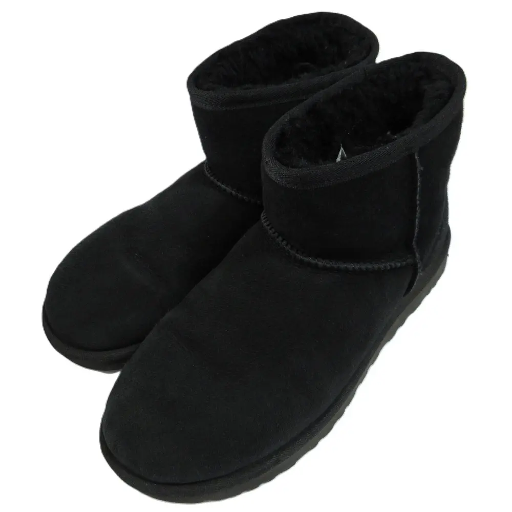 UGG アグ CLASSIC MINI 2 クラシック ミニ 2 ショート丈 ムートンブーツ 1016222 25.0cm ブラック