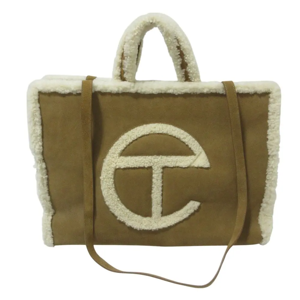 UGG アグ TELFAR テルファーコラボ レザー TCモノグラム ラージ ショッパー トートバッグ ハンドバッグ ブラウンの買取実績【2025年4月買取】