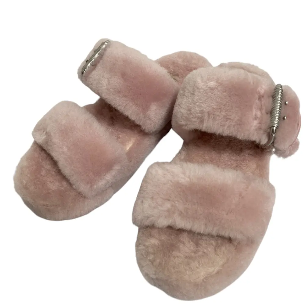 UGG アグ W FUZZ YEAH サンダル 1104662 サイズUS7 24cm ピンク