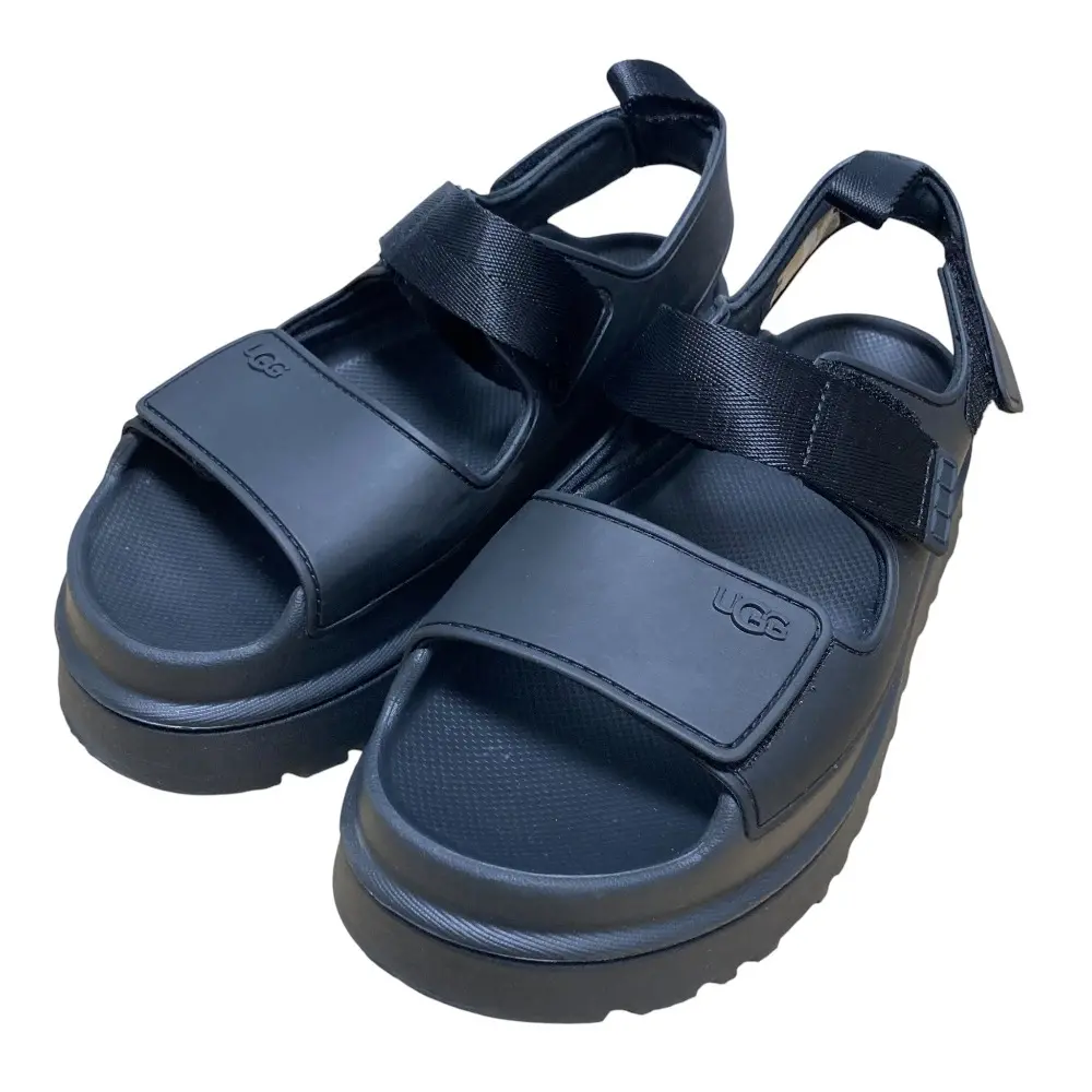 UGG アグ W GOLDENGLOW 厚底サンダル F27424L サイズ24cm ブラック