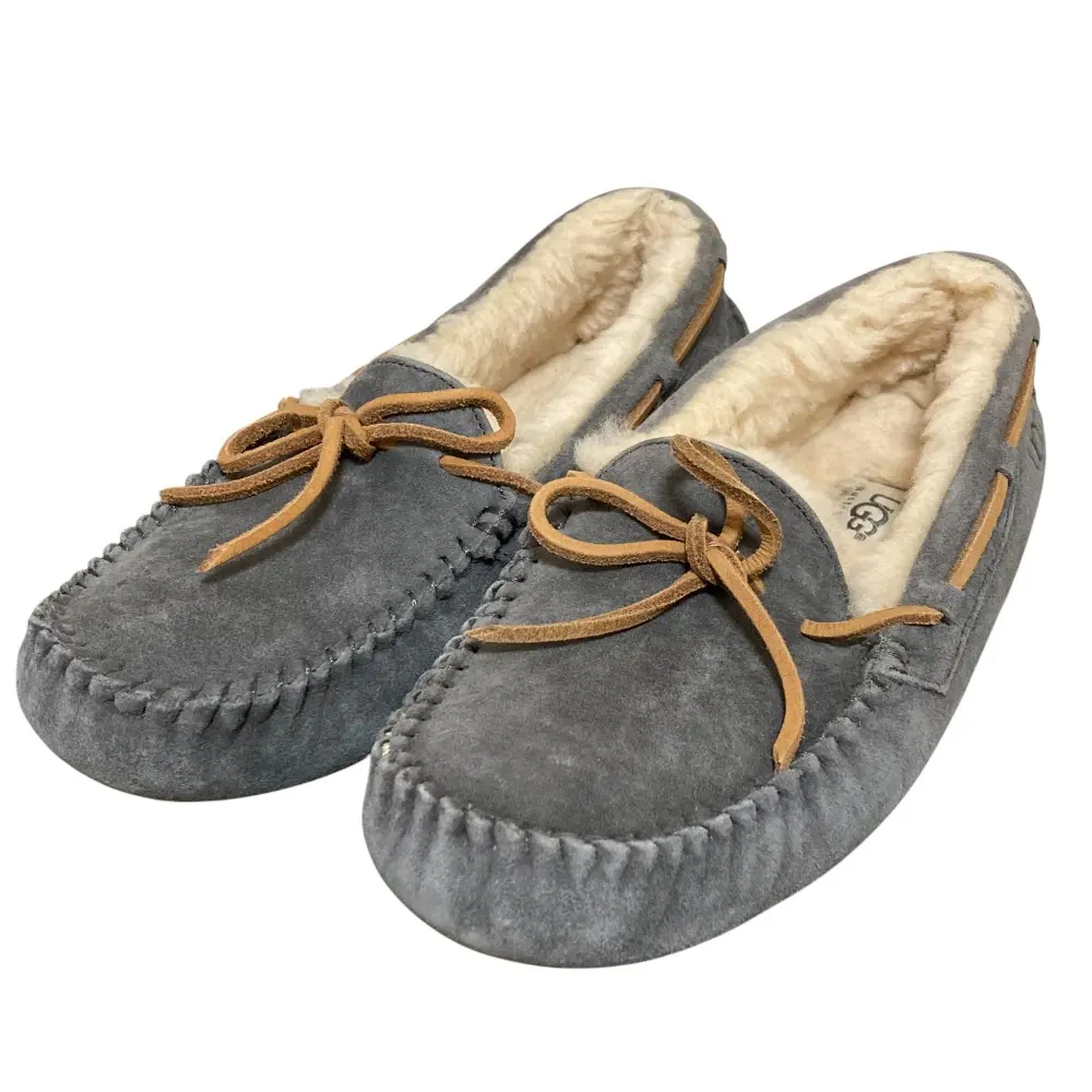 UGG アグ DAKOTA ダコタ ムートン モカシンシューズ 5612 サイズUS7 24cm グレー