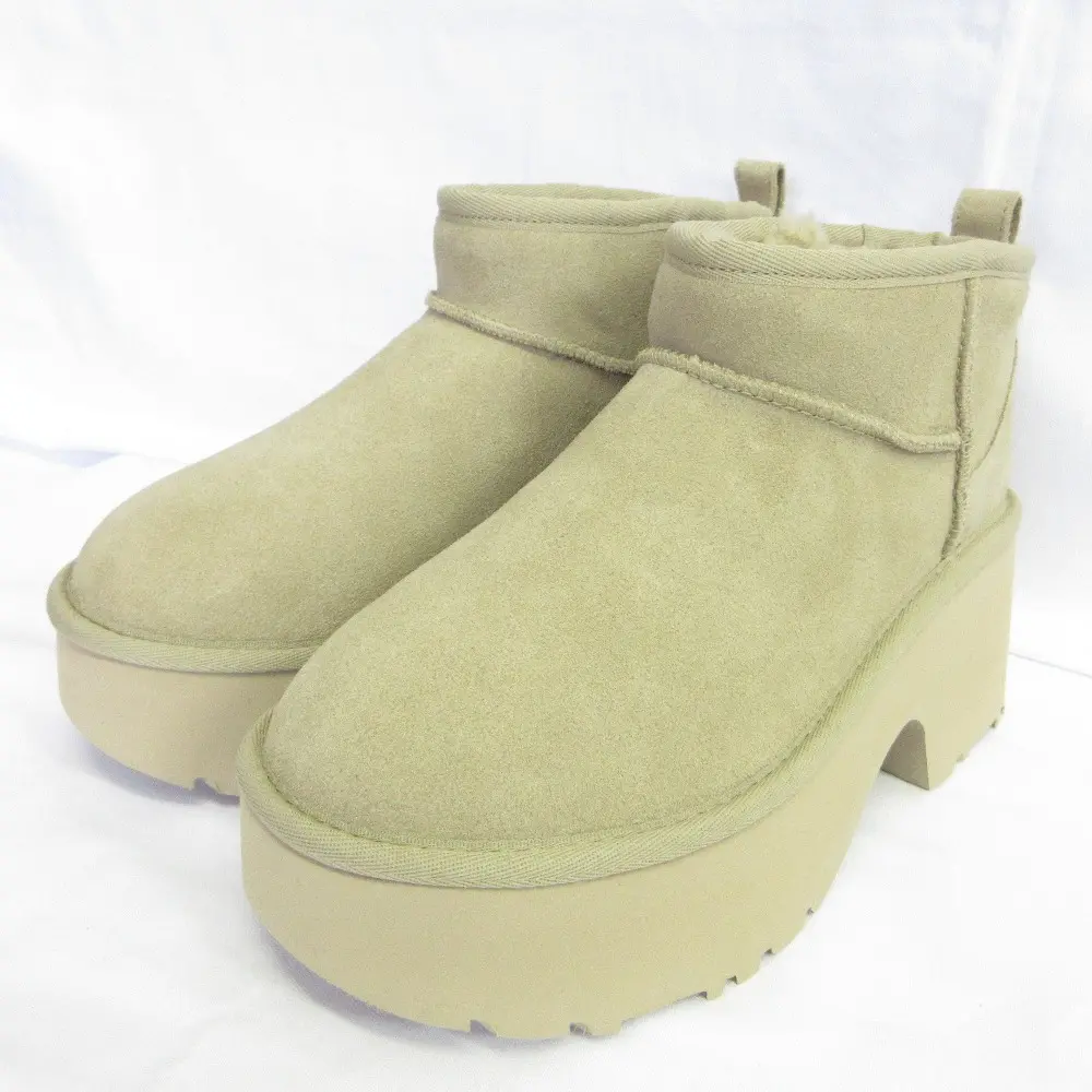 UGG アグ Classic Ultra Mini New Heights ブーツ 1158311 サイズ24cm ベージュ 