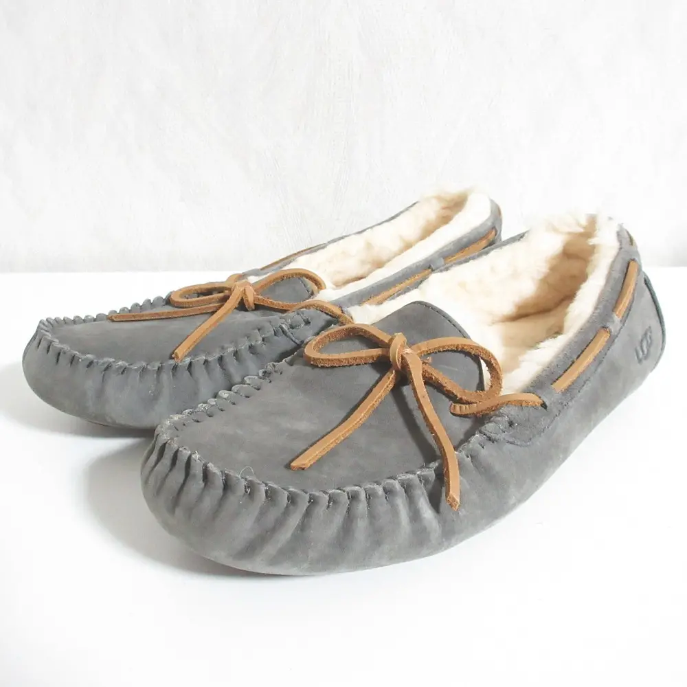 UGG アグ DAKOTA ムートン モカシンシューズ 5612 8 グレー