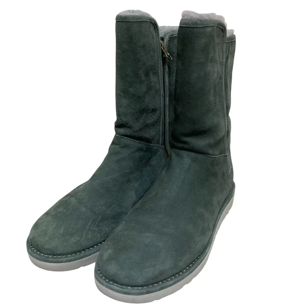 UGG アグ W ABREE SHORT 2 ムートンブーツ サイズUS7 24cm グリーン