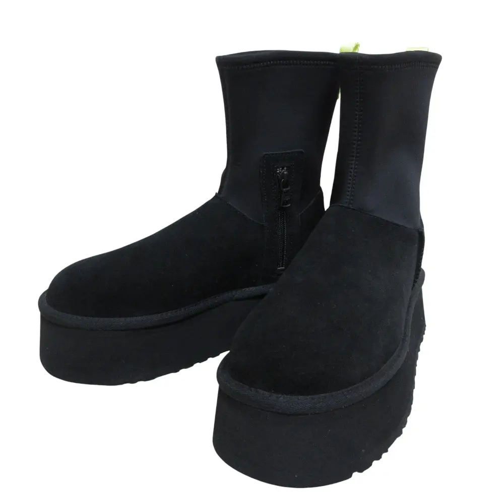 UGG アグ Classic Dipper クラシック ディッパー ブーツ 厚底 1144031 USA7 サイズ24.0cm ブラック