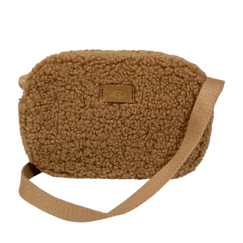 UGG アグ W JANEY II SHERPA クロスボディ フェイクムートン ショルダーバッグ 1131450 ベージュ ブラウンの買取実績【2025年11月買取】