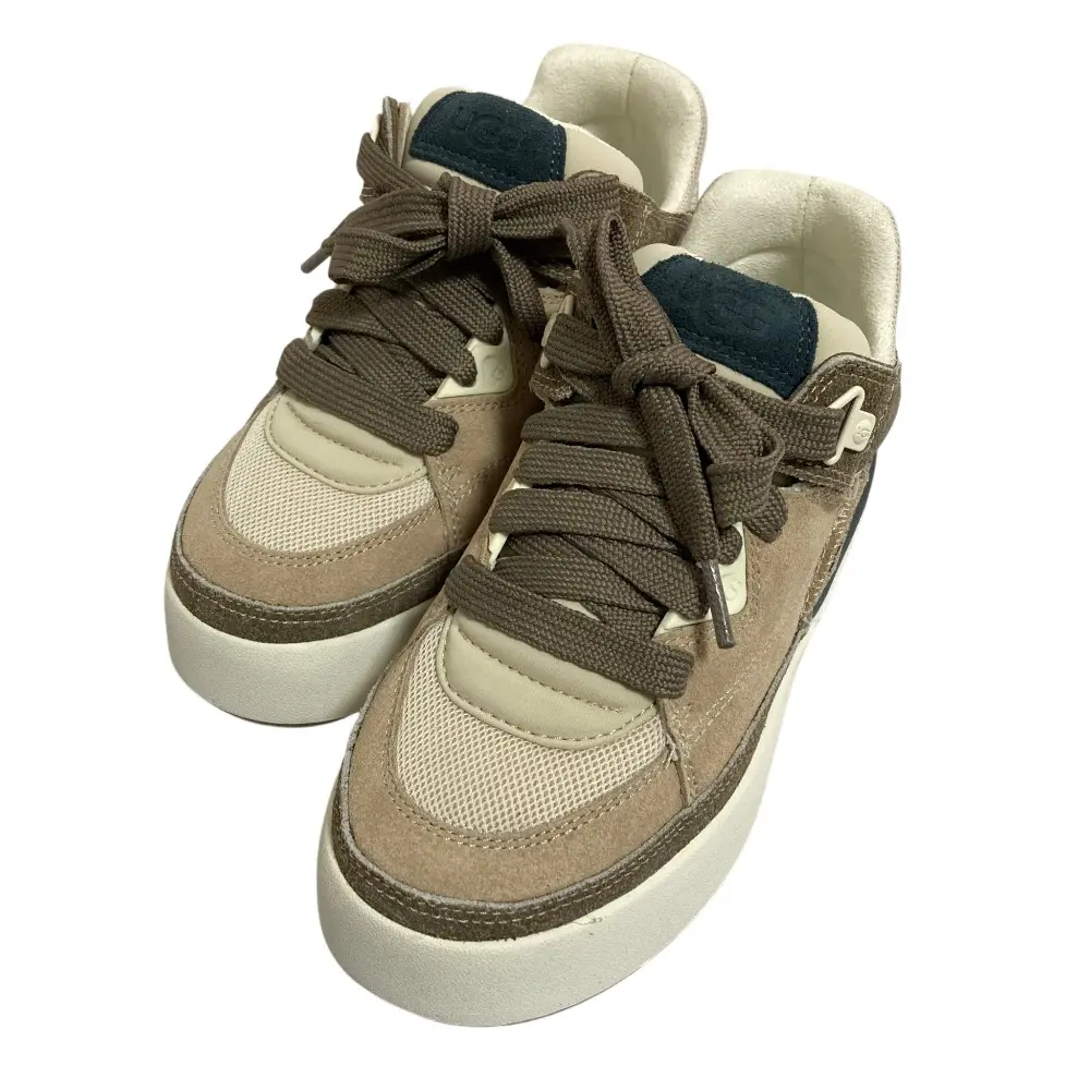 UGG アグ W GOLDENCUSH ゴールデンクッシュ スエード 厚底 プラットフォーム スニーカー 1152719 23cm サンド
