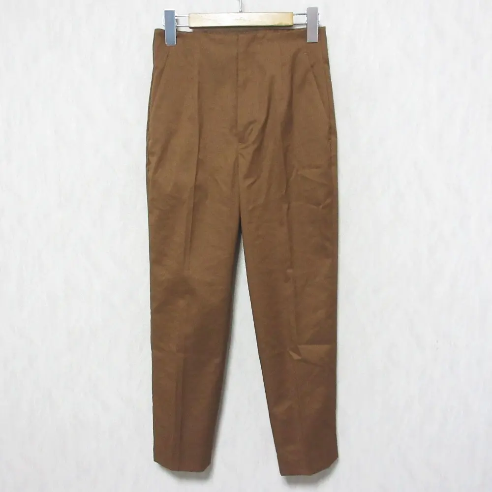 24SS UNITED ARROWS ユナイテッドアローズ UBC SHINY SLIM65 シャイニースリムパンツ スラックス 1514-162-5320 36 ブラウンの買取実績【2024年10月買取】