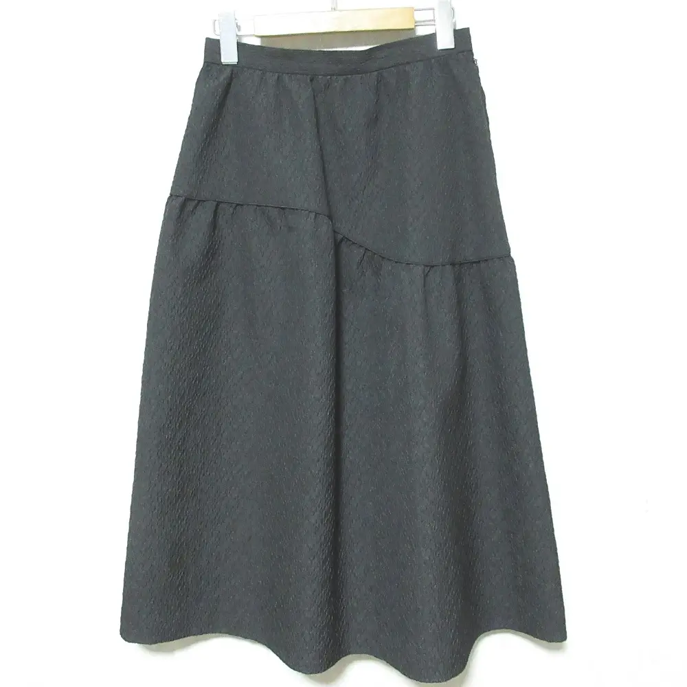 UNITED ARROWS ユナイテッドアローズ AIRY ジャガードティアードスカート 1524-215-5173 サイズ38 ブラック