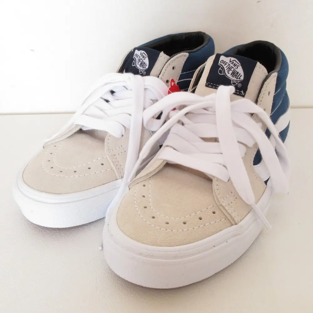 VANS ヴァンズ Sk8-Mid ミッドカット スニーカー サイズUS(W)6.5 23.0cm ブルー ホワイト