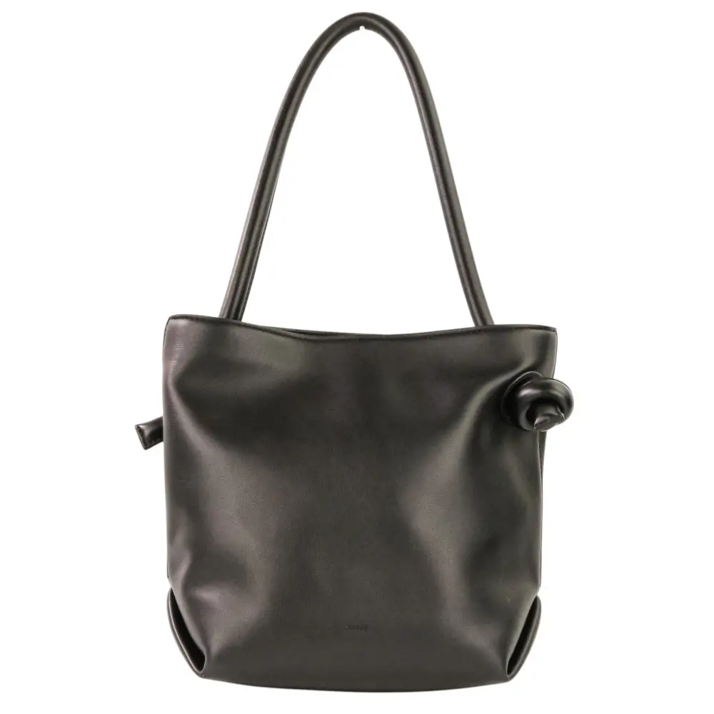 VASIC ヴァジック PATTI MINI パッティミニ レザー ハンドバッグ トートバッグ ブラック