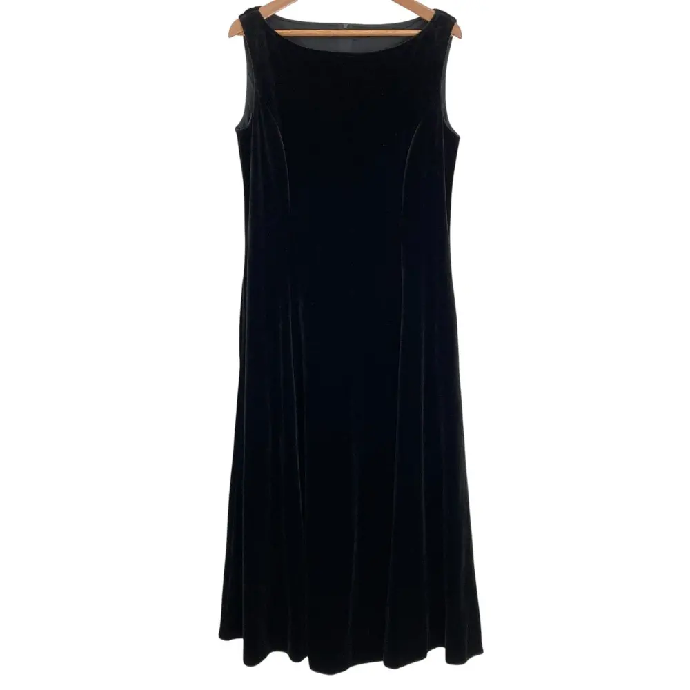 VELOUR NOIR ベロアノワール バイ フォクシーニューヨーク マンハッタン ベロアワンピース 43020 サイズ40 ブラック