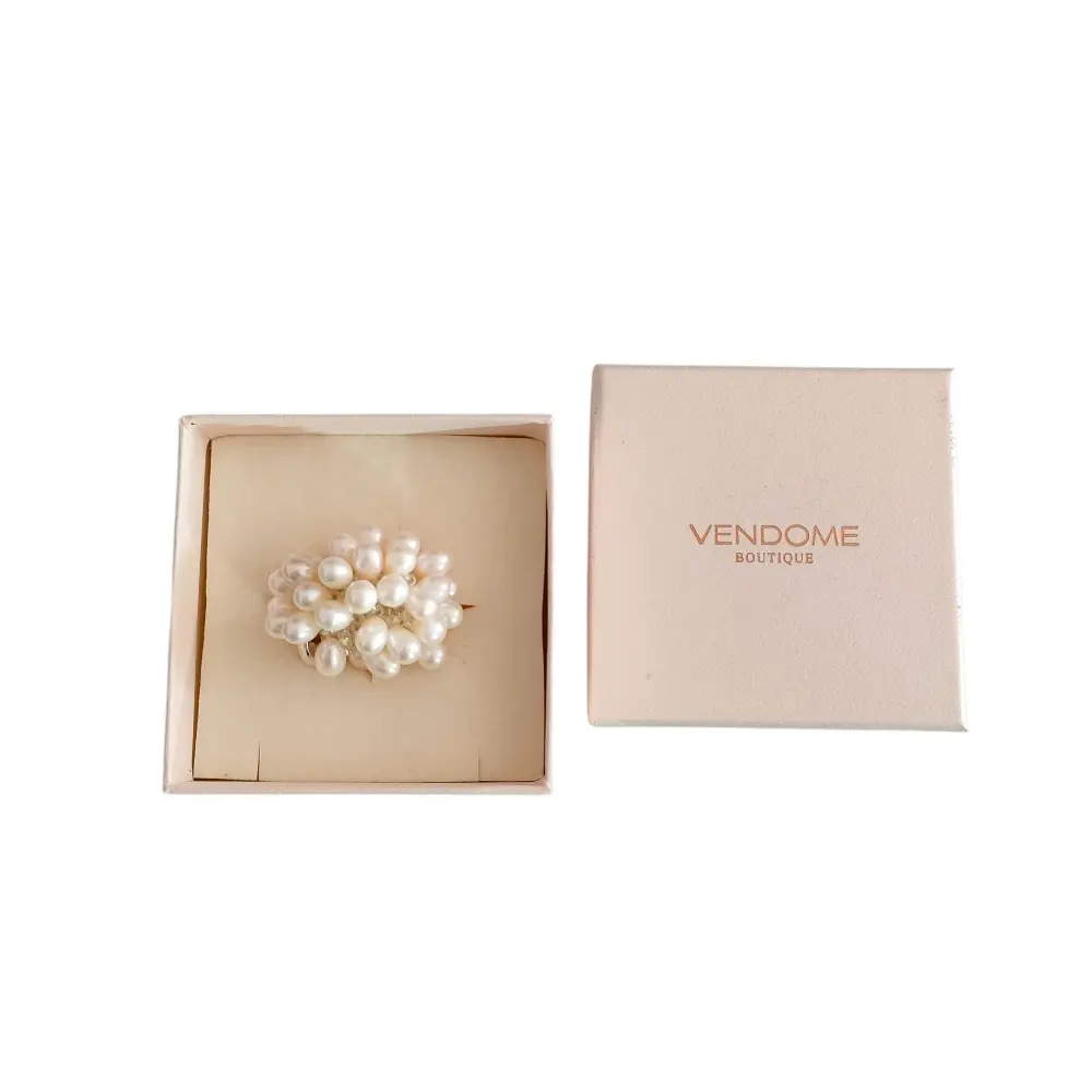 VENDOME ヴァンドーム パールビーズ 指輪 リング アクセサリー 箱付き 13号相当 ホワイトの買取実績【2025年10月買取】
