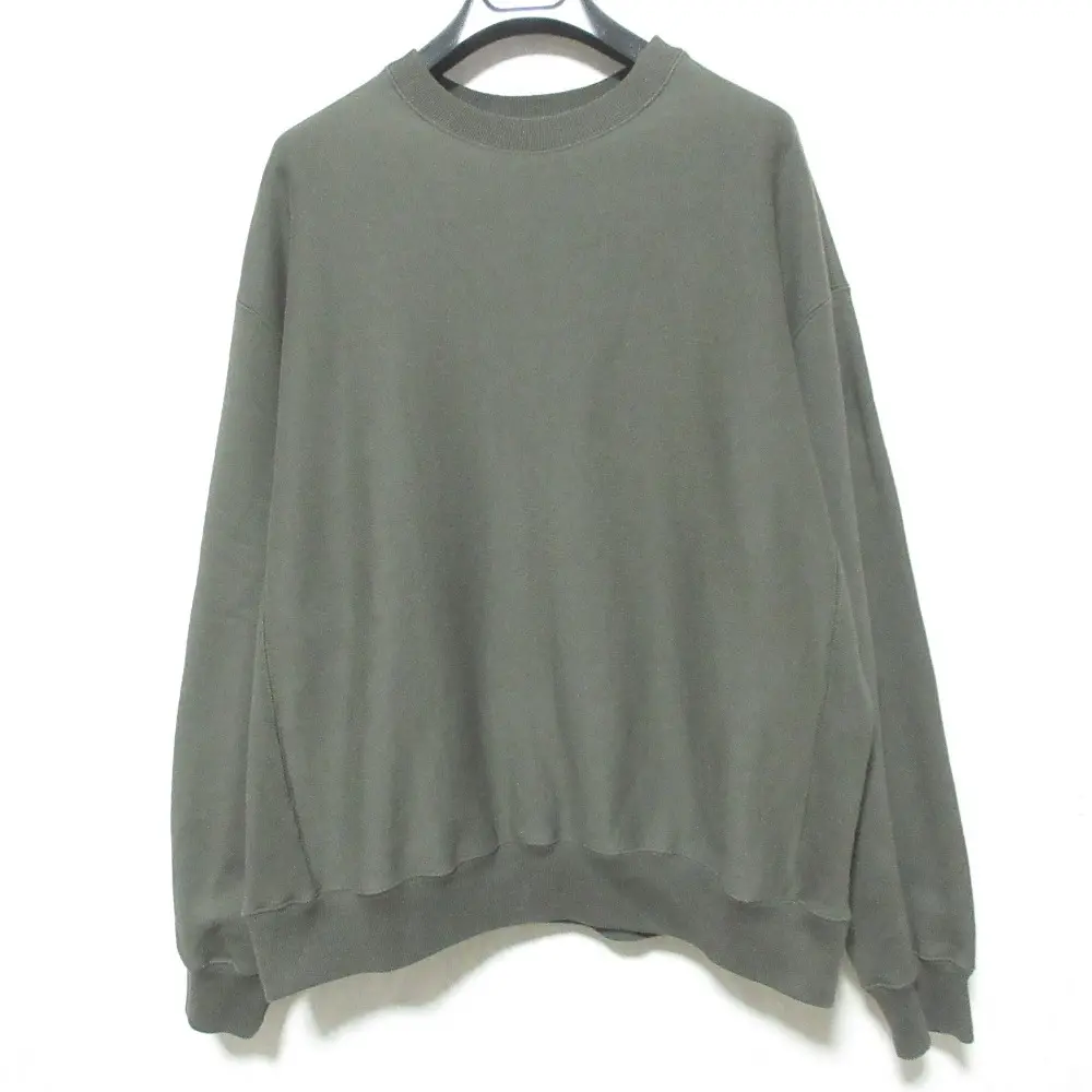 22AW Veritecoeur ヴェリテクール オーバーサイズ スウェット プルオーバー トレーナー VCC-432U 02 オリーブ