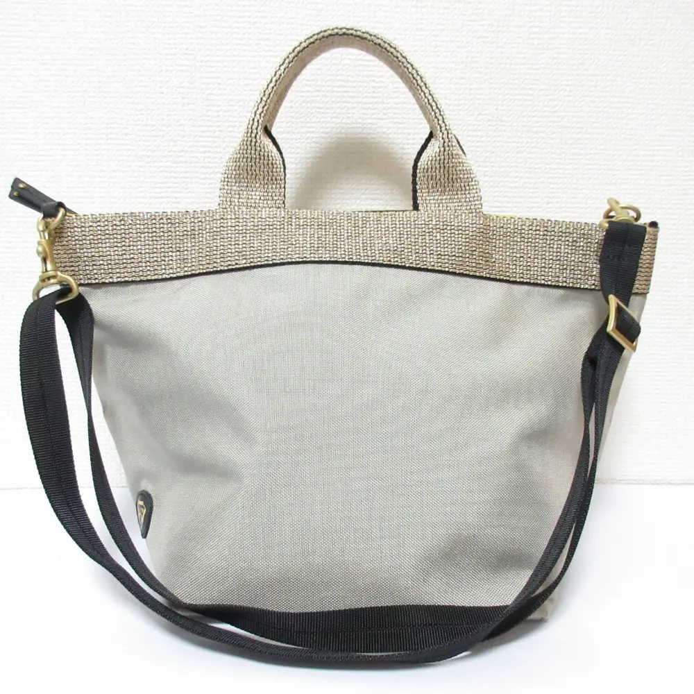 VIOLAd'ORO ヴィオラドーロ 2way トートバッグ ショルダーバッグ V-2037 グレーベージュ