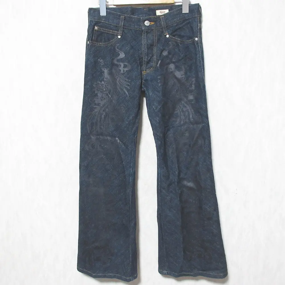 VIVIENNE TAM ヴィヴィアンタム プリント フレアデニム ジーンズ 016