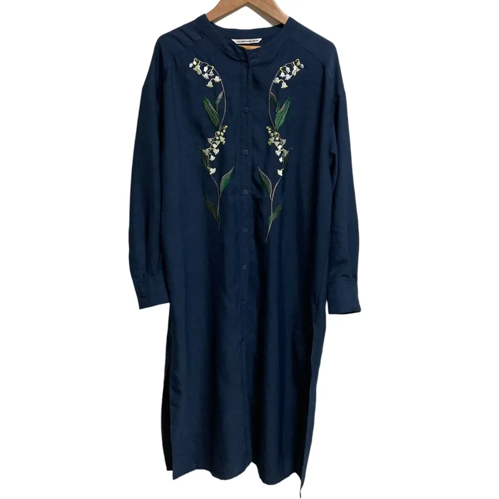 【レア】VIVIENNE TAM ネイビー✨ ビーズチューブトップ✨ レア】VIVIENNE TAM ネイビー✨ ビーズチューブトップ✨ レア