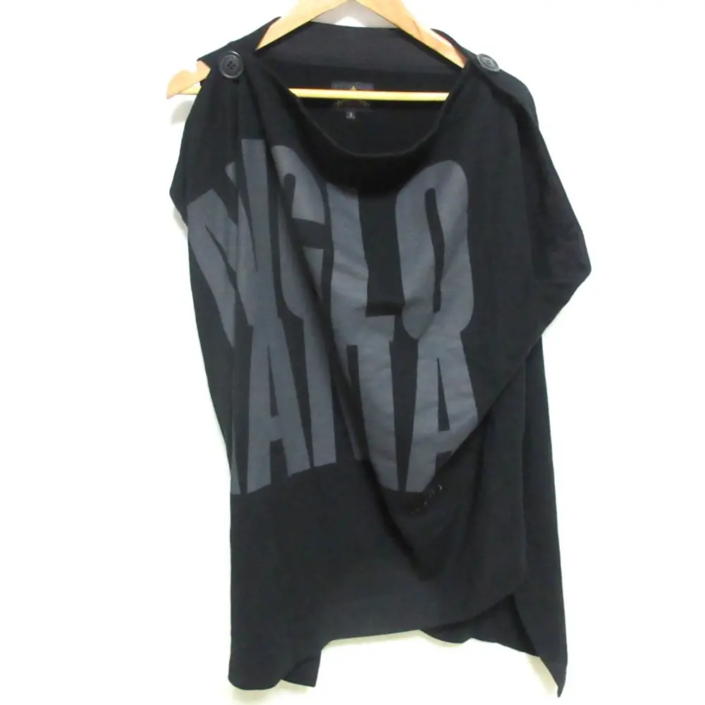 Vivienne Westwood ヴィヴィアンウエストウッド アングロマニア ノースリーブ 変形スウェットトップス トレーナー S ブラック