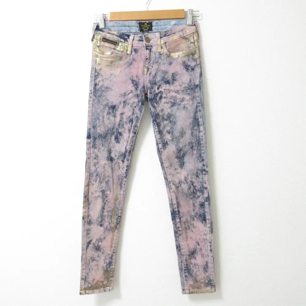 Vivienne Westwood ヴィヴィアンウエストウッド アングロマニア Lee MONROE JEGGING デニムパンツ ジーンズ W26 ピンク
