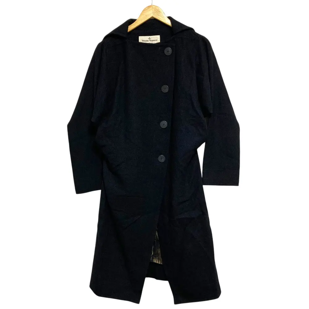 Vivienne Westwood ヴィヴィアンウエストウッド アングロマニア ドルマンスリーブ ウール コート サイズ38 ブラック