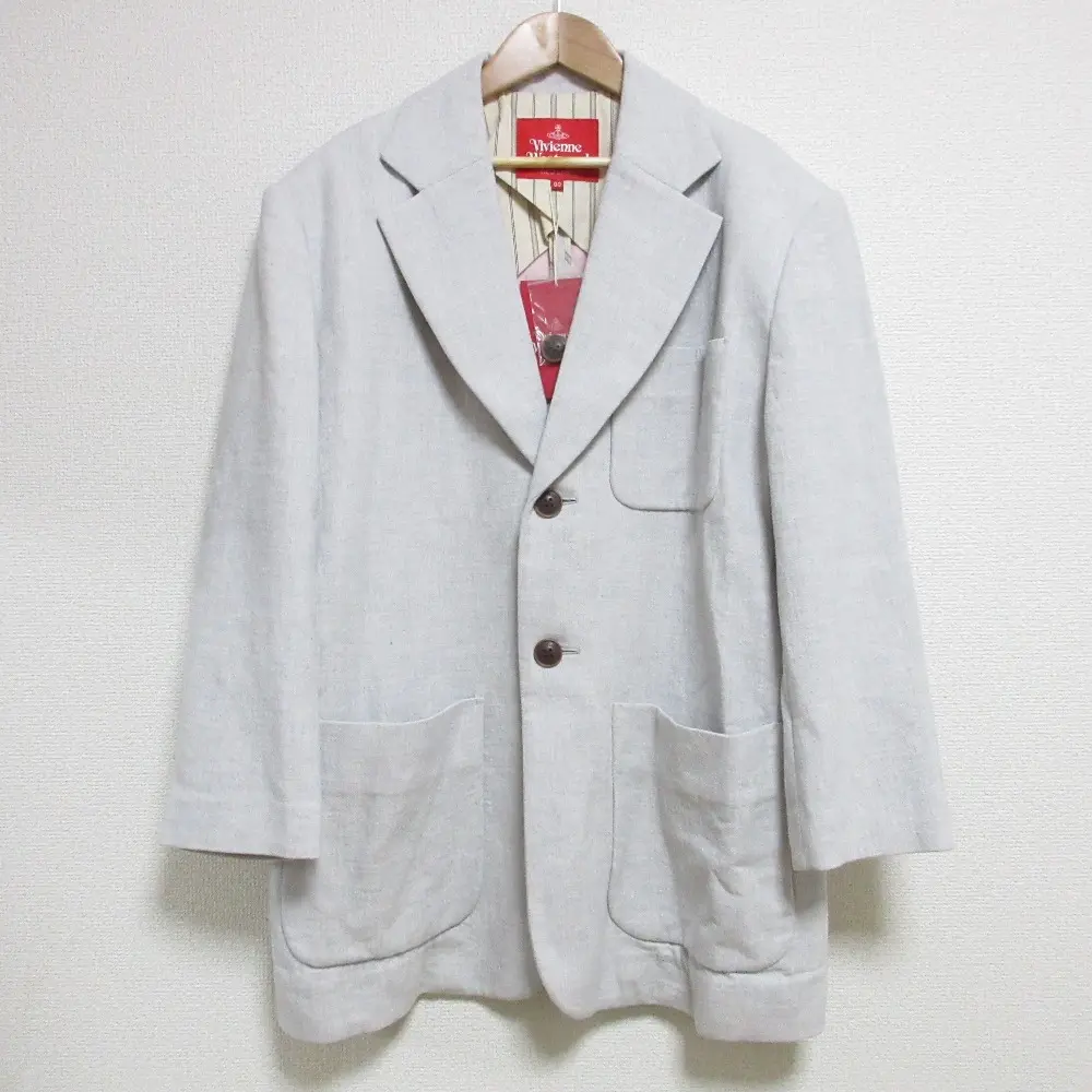 Vivienne Westwood RED LABEL ヴィヴィアンウエストウッドレッドレーベル シングルテーラードジャケット 00 ライトグレー