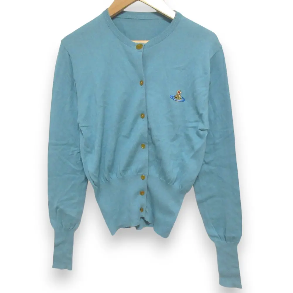 ヴィヴィアンウエストウッド レッドレーベル カーディガン　2 水色 ヴィヴィアン ウエストウッド サイズ2 カーディガン Vivienne Westwood