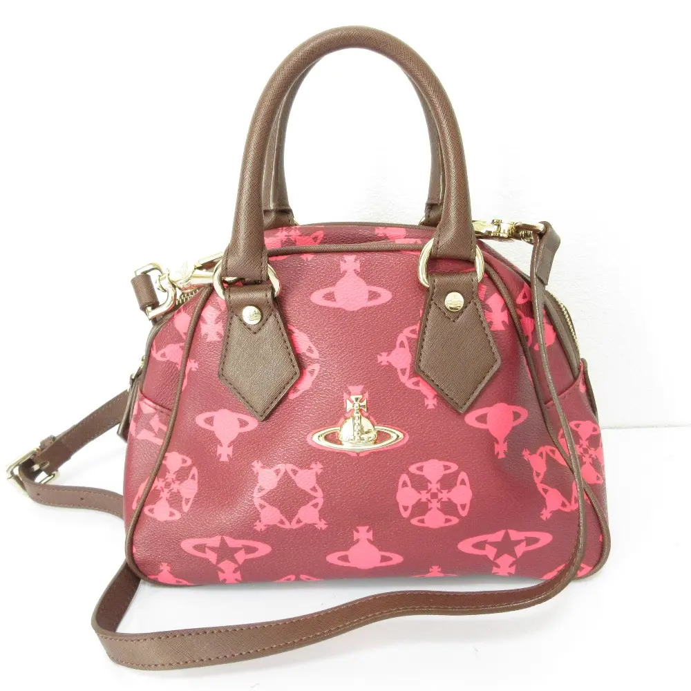 Vivienne Westwood ヴィヴィアンウエストウッド ヤスミン ロゴマニア オーブ 2WAY トートバッグ ショルダーバッグ バーガンディの買取実績【2025年1月買取】