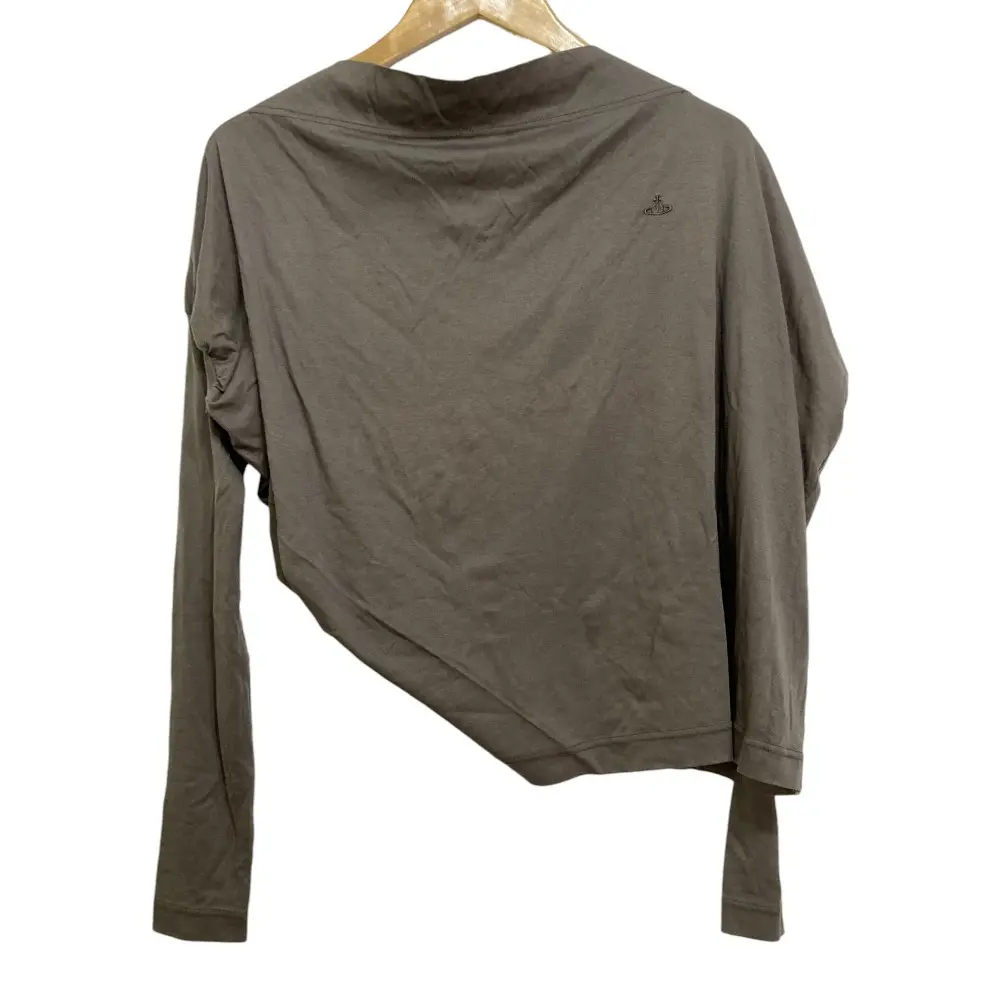 新品　ヴィヴィアン・ウエストウッド　ビッグオーブ　変形カットソー　絵画 HOTFIX ラインORB ビッグTシャツ(ブラック)（メンズ）（2612352010