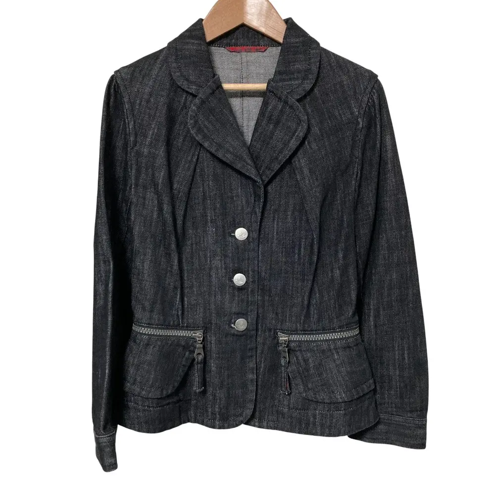 Vivienne Westwood red label ヴィヴィアンウエストウッドレッドレーベル オーブボタン デニムジャケット サイズ3 ブラック